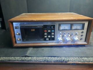 Teac Cx - 650r Vintage Stereo Cassette Deck For Repair/parts Hifi Tape Player