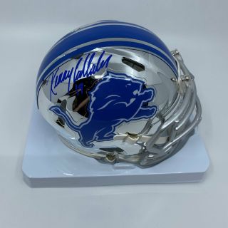 Kenny Golladay Signed Detroit Lions Chrome Mini - Helmet