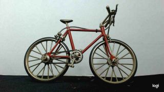 Vintage Salesman Sample Metal Miniature Bicycle Bike Display Model Parts