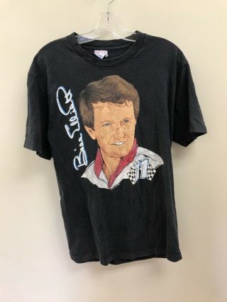 Vintage 1993 Bill Elliot Nascar Softee Graphic T - Shirt Size Large