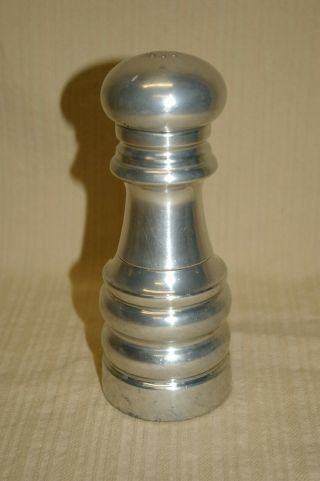 Tre Spade Vintage Pewter Pepper Mill Salt Shaker Combo Made In Italy