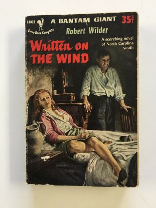 Written On The Wind Robert Wilder Vintage Sleaze Gga Paperback Bantam
