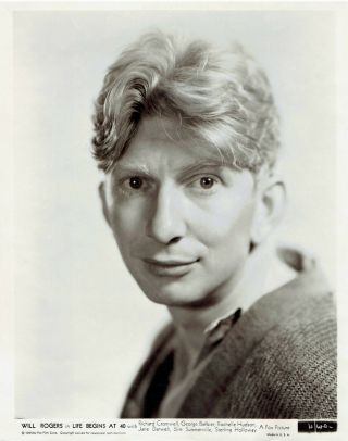1935 Vintage Photo Actor Sterling Holloway Poses For Studio Publicity Portrait