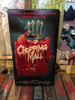 Chopping Mall 1986 Vhs Lightning Video Horror Slasher Vintage 80 