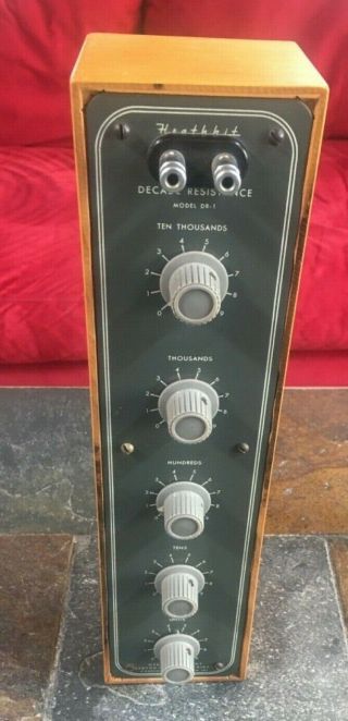 Vintage Heathkit Model Dr - 1 Decade Resistor Vgc.