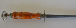 Vintage German F.  Dick 14 inch Butchers Knife Sharpening Steel Vgc 2