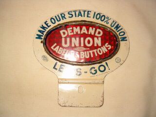 Make Our State 100 Union License Plate Topper,  Let 