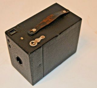 Vintage Black Box Kodak No 2a Brownie Model C Black Box Camera