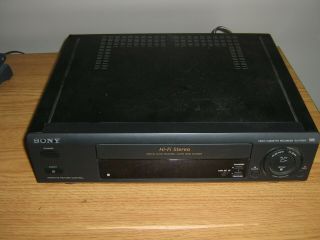 Vintage Sony Slv - 675hf Video Cassette Recorder