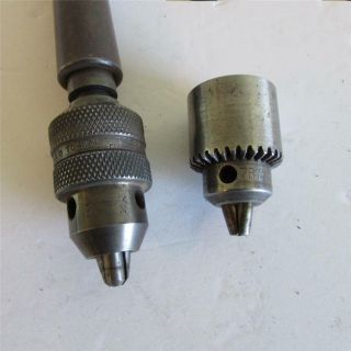2 Vintage Machinists Drill Chuck.  Jacobs 7b And Ettco No.  1a