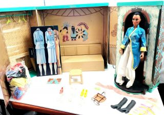 Vintage Mego Cher Dressing Room Playset 1976 With Doll And Clothes Shoes