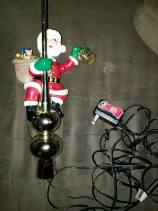 Vintage Mr.  Christmas Lighted/motion Tree Topper
