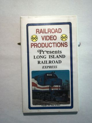 Long Island Railroad Cab Ride Video Tape - Vhs - Railroad Video Productions