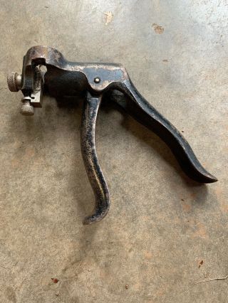 Vintage Stanley No.  42x Pistol Grip Adjustable Saw Tooth Set Tool Rare Usa