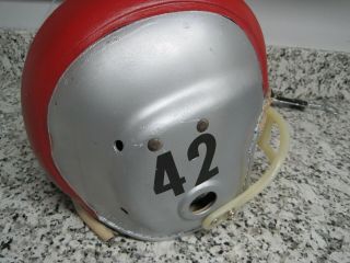 Vintage 1950 ' s Ohio State Buckeyes Suspension Helmet 3