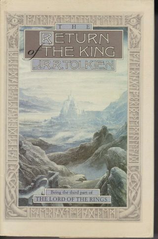 Return Of The King J R R Tolkien Hc Dj 1983 Lord Of The Rings Part 3