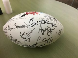 Nebraska Huskers Mini - Football Signed By Over 24 Former Players & Coaches