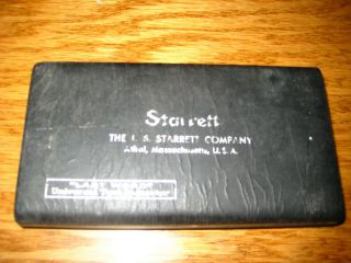 Vintage Starrett " Last Word " Universal Test Indicator Case