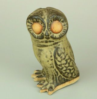 Tremar Cornwall Owl Money Box / Piggy Bank,  Vintage Studio Pottery