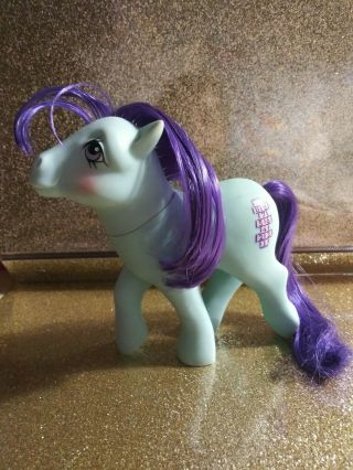 Uk Exclusive Vintage My Little Pony Figure Hopscotch G1 Pony 1984