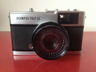 Vtg Olympus Trip 35 35mm Point & Shoot Film Camera 40mm F2.  8 Lens From Jp Mvp2