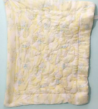 Vintage Baby Blanket Yellow Dundee Baby Blanket Crib Blanket
