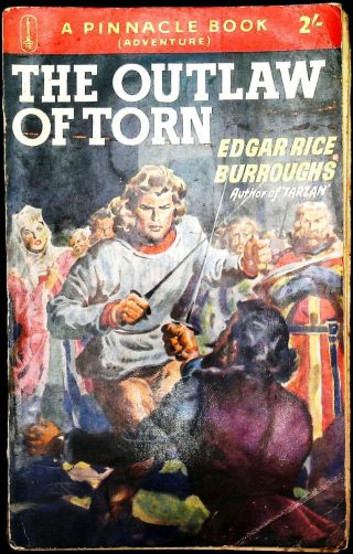 Edgar Rice Burroughs: The Outlaw Of Torn Vintage Paperback Pinnacle