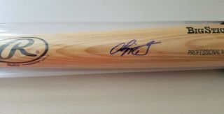 Chipper Jones Autographed Big Stick Bat - Atlanta Brave & Hof 