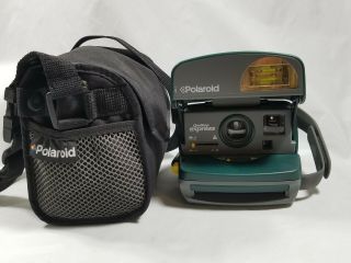Vintage Polaroid One Step 600 Express Instant Film Camera With Case