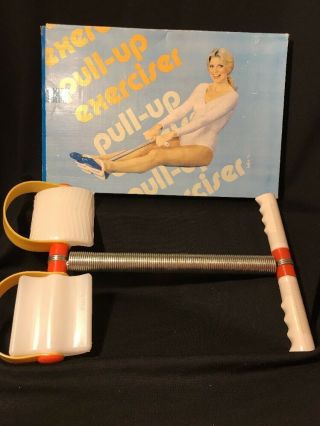 Pull - Up Exerciser Vintage Work Out Gear Tummy Waist Thighs Chest Arms Cardio Fit