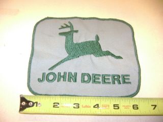Vintage Sew - On John Deere Embroidered Uniform Patch 1968 - 2000