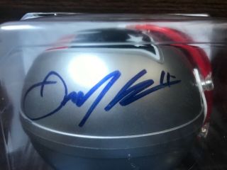 Julian Edelman Signed England Patriots Autographed Mini Helmet