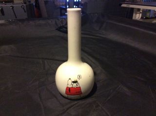 Vintage Snoopy Peanuts Woodstock Bud Vase - This Has Been A Good Day 1965