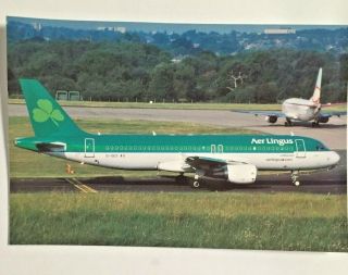 Aer Lingus A320 Ei - Des Postcard