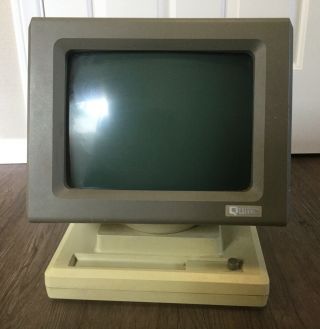 Vintage Qume Qvt - 102 Computer Monitor Video Terminal Powers Up