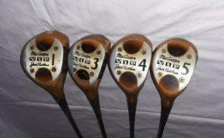 Vintage Macgregor Vip Golf Woods Drivers 1,  3,  4,  & 5 - Jack Nicklaus - Right H.