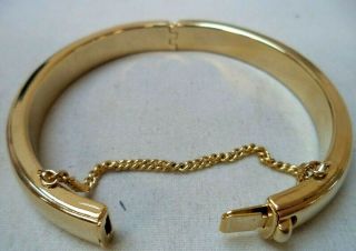 Stunning Vintage Estate Gold Tone Sz 6 3/4 Bracelet 2666p