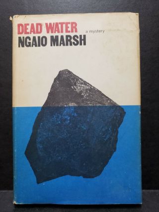 1st Edition Dead Water Ngaio Marsh Antique Vintage Book Mystery Hard Cover 1963