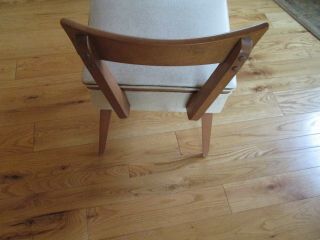 Vintage Mid - Century Sewing Chair with Lift - Up Storage Seat - 18” Seat Height 3
