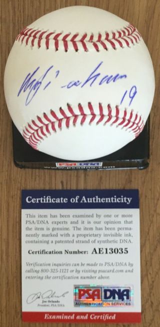 Koji Uehara W/ 19 Licensed Psa/dna Authenticated Signed Major League Baseball