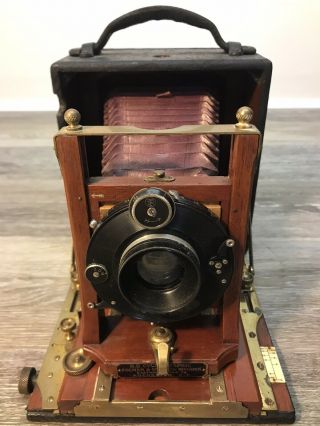 Vintage Antique R.  B Cycle Graphic Folmer Schwing Division Kodak Camera