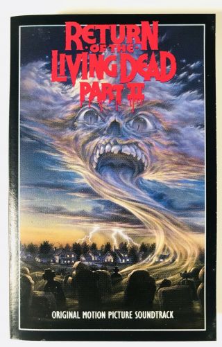 Vintage Return Of The Living Dead 2 Audio Cassette Tape Rock Metal Soundtrack