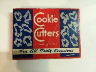 Vintage Cookie Cutter Set Of 12