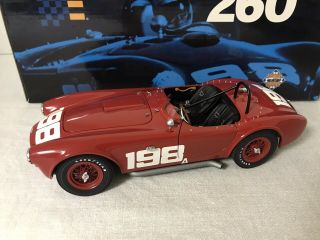 Exoto 1962 Shelby Cobra 260 / The First Racing Cobra / Scale 1:18 / Rlg18125ac