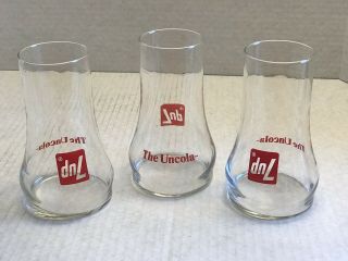 Vintage Set Of (3) 7up The Uncola Glass Tumblers 1980 " S