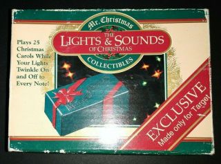 Vtg Mr Christmas Lights & Sounds Music Twinkle Light Control Box Target Exclusiv