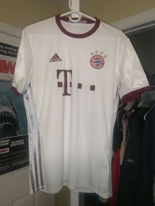Adidas Bayern Munich Jersey Medium White/maroon