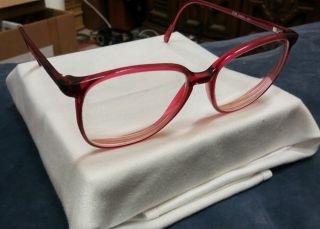 Vintage Linda Evans Eyeglasses Frames Sans Pareil 113 Burgundy 55[]16 140 Japan