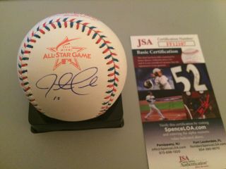 Justin Turner Los Angeles Dodgers Signed 2017 All - Star Game Baseball Jsa