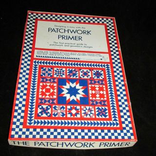Vtg 1972 Patchwork Primer Practical Guide To Patchwork & Vinyl Geometric Designs